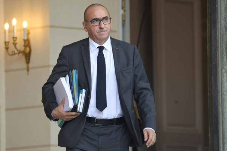 Le ministre de l'Intérieur Laurent Nuñez à Paris le 1er octobre 2026 ( AFP / Ludovic MARIN )