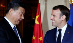 Emmanuel Macron et Xi Jinping à la Villa Kerylos, à Beaulieu-sur-Mer (Alpes-Maritimes)