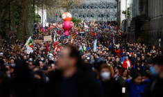 Manifestation à Nantes contre la réforme des retraites