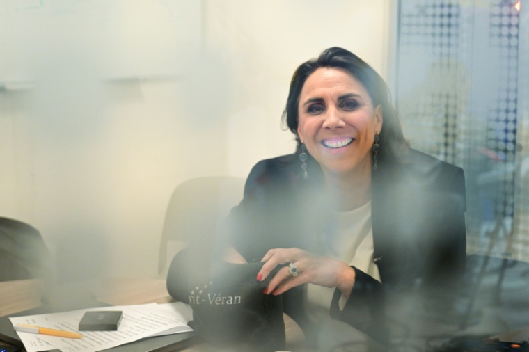 La députée RN du Var Laure Lavalette le 15 mars 2026 à Toulon ( AFP / Miguel MEDINA )