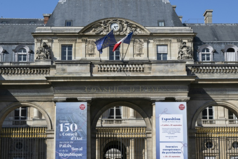 Le Conseil d'Etat à Paris le 11 août 2025 ( AFP / Martin LELIEVRE )