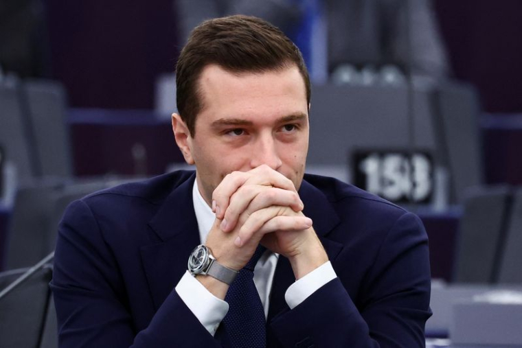 Le président du Rassemblement national Jordan Bardella