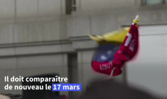 New York: des manifestants devant le tribunal où comparaît Maduro