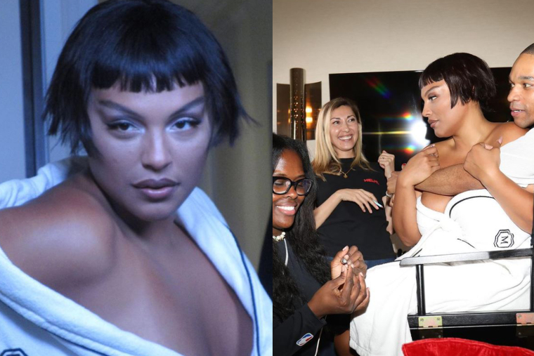 Disruptive Beauté, Paloma Elsesser et Kate Grant... 3 pilliers de la mode inclusive. Crédit photo : captures instagram @palomija