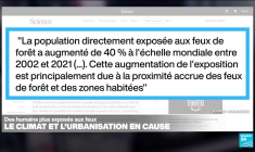 Des humains de plus en plus exposés au risque de feux