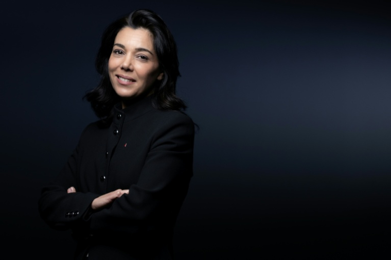 Sophia Chikirou à Paris le 21 novembre 2025 ( AFP / JOEL SAGET )