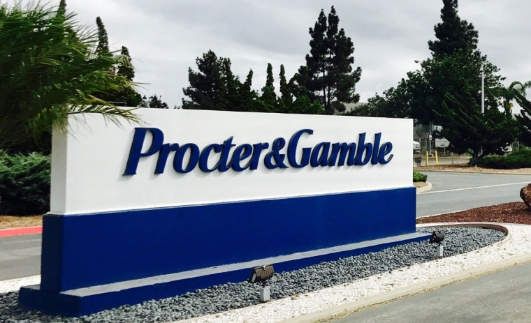 Le logo de Procter &Gamble devant le site d'Oxnard (Crédits: Procter & Gamble)