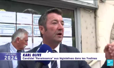 Législatives : "Il faut respecter le choix des Français", estime Karl Olive, candidat Renaissance