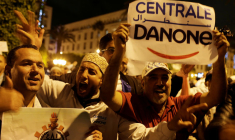 DES SALARIÉS DE CENTRALE DANONE MANIFESTENT À RABAT CONTRE LE BOYCOTT