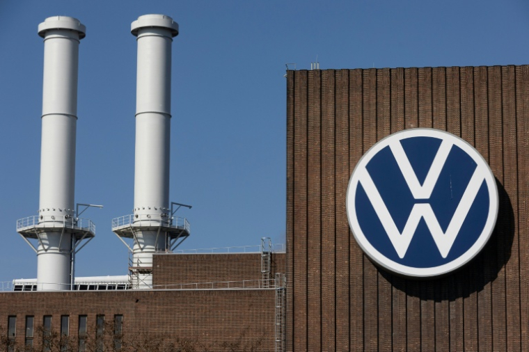 L'usine Volkswagen à Wolfsburg, le 22 mars 2022 en Allemagne ( AFP / Yann Schreiber )