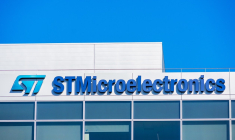 Le logo de STMicro. (source : Adobe Stock)