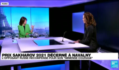 Le prix Sakharov 2021 décerné à Alexei Navalny, emprisonné en Russie, est remis à sa fille
