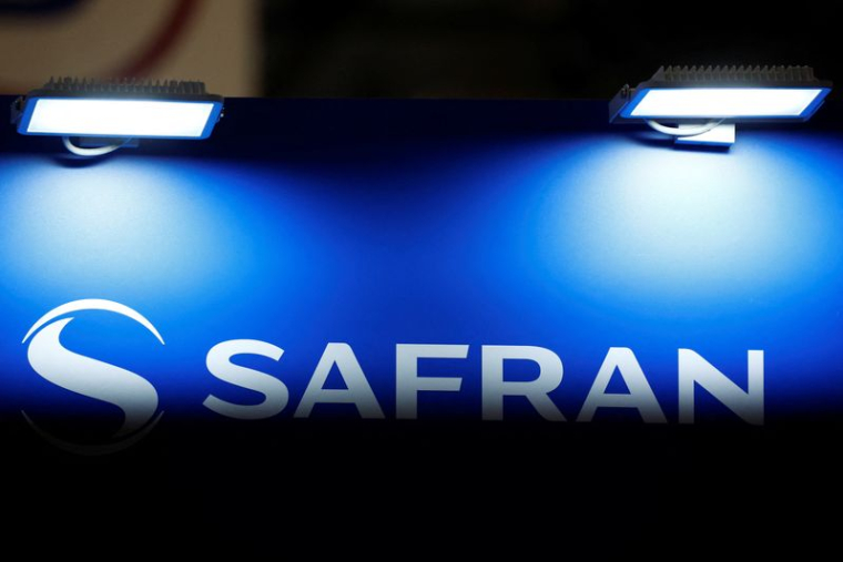 Le logo de Safran au Milipol Paris