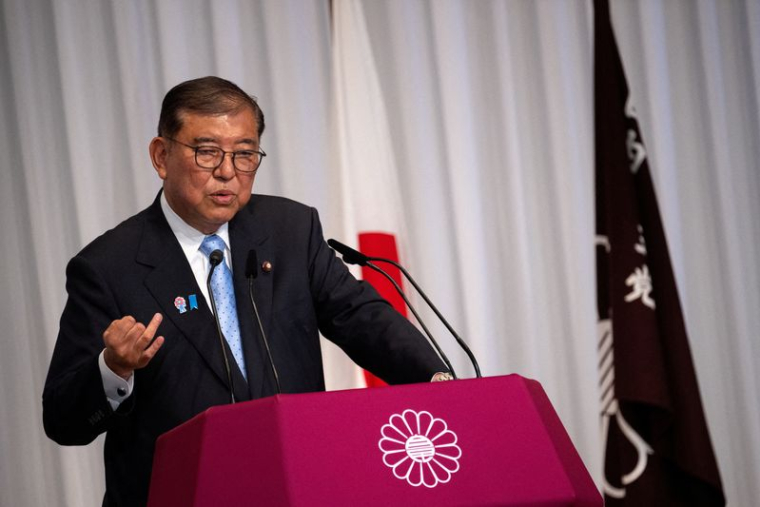 Le Premier ministre japonais Ishiba tient une conférence de presse au lendemain de l'élection de la Chambre haute, à Tokyo