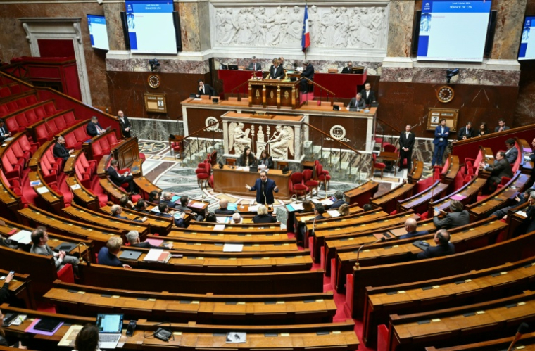 Le Premier ministre Sébastien Lecornu le 2 février 2026 à l'Assemblée nationale à Paris ( AFP / Bertrand GUAY )