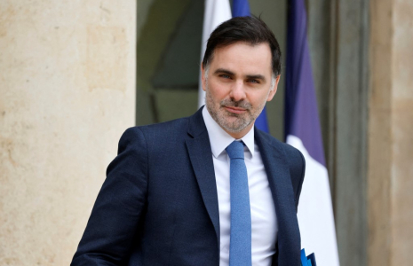 Laurent Saint-Martin à Paris, le 13 novembre 2024. ( AFP / LUDOVIC MARIN )