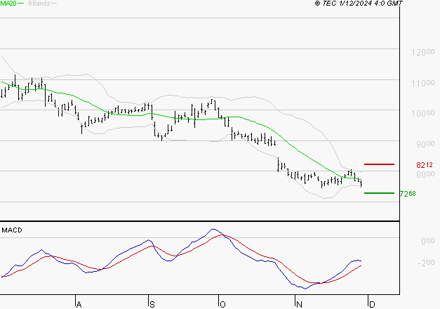 ALTEN : Attendre un test du support