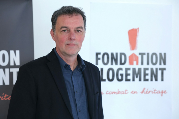 Christophe Robert, délégué général de la Fondation pour le logement, le 17 mars 2025, à Paris ( AFP / Thomas SAMSON )