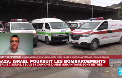 Aide humanitaire à Gaza : "on navigue complètement dans le noir"