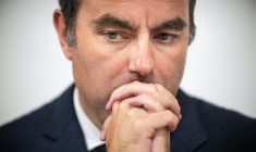 Le Premier ministre Sébastien Lecornu lors d'un déplacement pour la nouvelle ligne à grande vitesse du Sud-Ouest, à Toulouse, le 7 mai 2026 ( AFP / Lionel BONAVENTURE )
