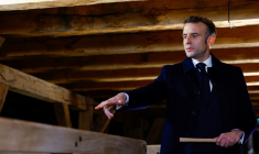 Emmanuel Macron à Paris, le 29 novembre 2024. ( POOL / SARAH MEYSSONNIER )