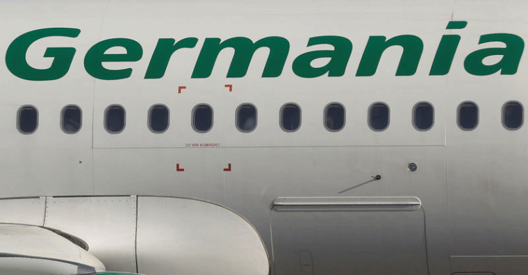 LA COMPAGNIE AÉRIENNE ALLEMANDE GERMANIA SE DÉCLARE EN FAILLITE