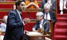 Thomas Ménagé, à l'Assemblée nationale, le 8 juin 2023 ( AFP / LUDOVIC MARIN )
