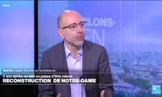 Mathieu Lours, historien : "Le chantier de Notre-Dame est celui de la transmission générationnelle"