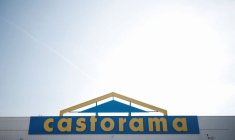 Le logo de Castorama, une enseigne de Kingfisher à Ezanville, en France