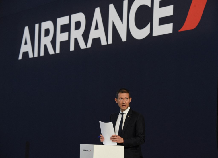 Benjamin Smith à Roissy, le 29 septembre 2021. ( AFP / ERIC PIERMONT )