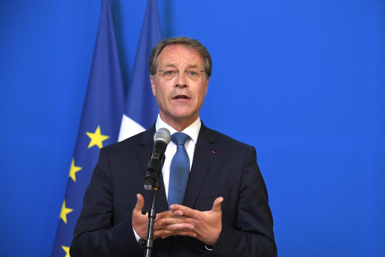 Le président de la CPME François Asselin. ( AFP / ERIC PIERMONT )