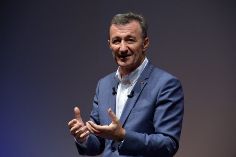 Bernard Charlès, actuel président du Conseil d'administration de Dassault Systèmes, en 2015 ( AFP / ERIC PIERMONT )