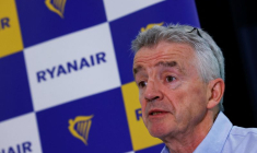 RYANAIR: LES TARIFS RISQUENT D'AUGMENTER DE 7 À 9% CET ÉTÉ PAR RAPPORT À 2019, SELON LE DIRECTEUR GÉNÉRAL