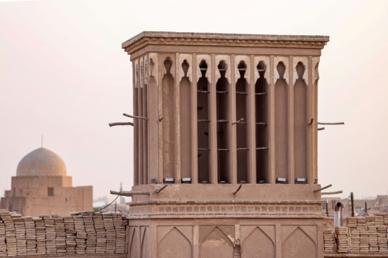Une tour à vent à Yazd, en Iran, le 3 juillet 2023 ( AFP / ATTA KENARE )