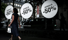 Premier jour des soldes d'été à Paris, le 25 juin 2025 ( AFP / Thibaud MORITZ )