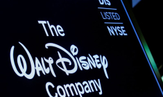 Le logo de Walt Disney sur le parquet du NYSE