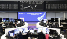 Le graphique de l'indice DAX de la Bourse de Francfort