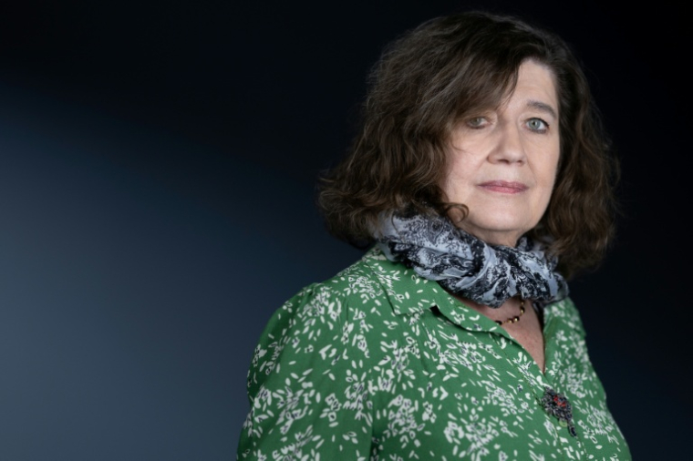 La Contrôleure générale des lieux de privation de liberté (CGLPL) en France, Dominique Simonnot, le 9 mai 2025 à Paris ( AFP / Thomas SAMSON )