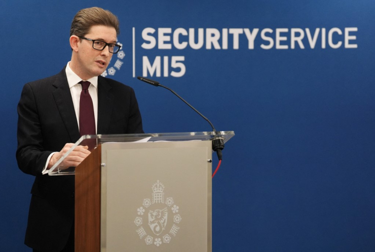 Ken McCallum, directeur général du MI5, en octobre 2025 ( PA WIRE / JONATHAN BRADY )