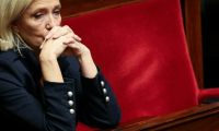 Marine Le Pen lors d'une séance de questions au gouvernement à l'Assemblée nationale, à Paris, le 15 octobre 2025 ( AFP / Alain JOCARD )