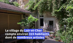 Dans un village troglodyte, les habitants échappent à la canicule