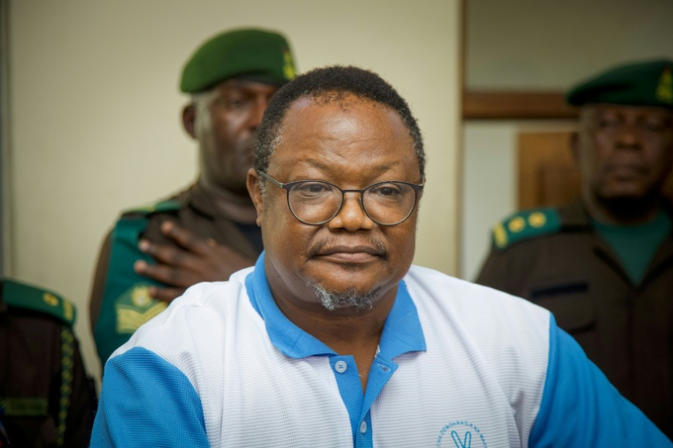 L'opposant tanzanien Tundu Lissu, à Dar es Salaam, à l'est de la Tanzanie, le 19 mai 2025 ( AFP / ERICKY BONIPHACE )
