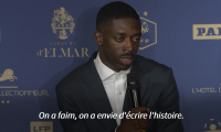 Trophées UNFP: "C’est le moment de gagner cette Ligue des champions", estime Dembélé