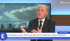 Pierre-André de Chalendar (Saint-Gobain) : "Nous sommes aujourd'hui plutôt du côté des gagnants de la situation sanitaire !"