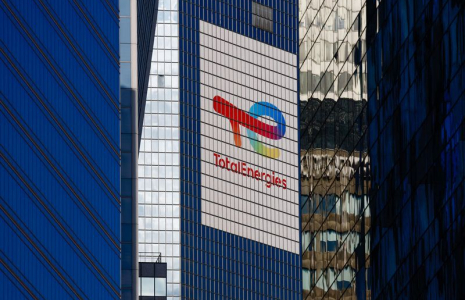 Logo de la compagnie pétrolière et gazière française TotalEnergies