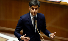 Séance de questions au gouvernement à l'Assemblée nationale à Paris