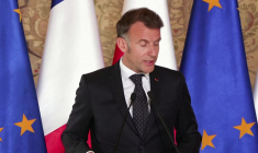 Prêt UE à l'Ukraine: Macron"raisonnablement optimiste"sur un déblocage après le départ d'Orban