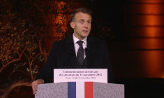 13-Novembre: Macron décrit la douleur "insensée, injuste, insupportable"