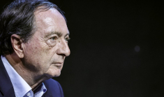 Michel-Édouard Leclerc à Paris, le 27 janvier 2026. ( AFP / STEPHANE DE SAKUTIN )