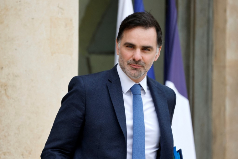 Laurent Saint-Martin à Paris, le 13 novembre 2024. ( AFP / LUDOVIC MARIN )
